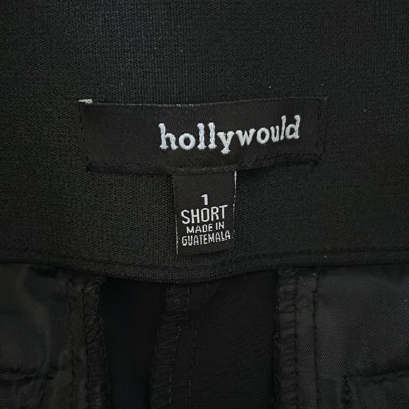 Black Hollywood flare slacks size 1 - Picture 2 of 2